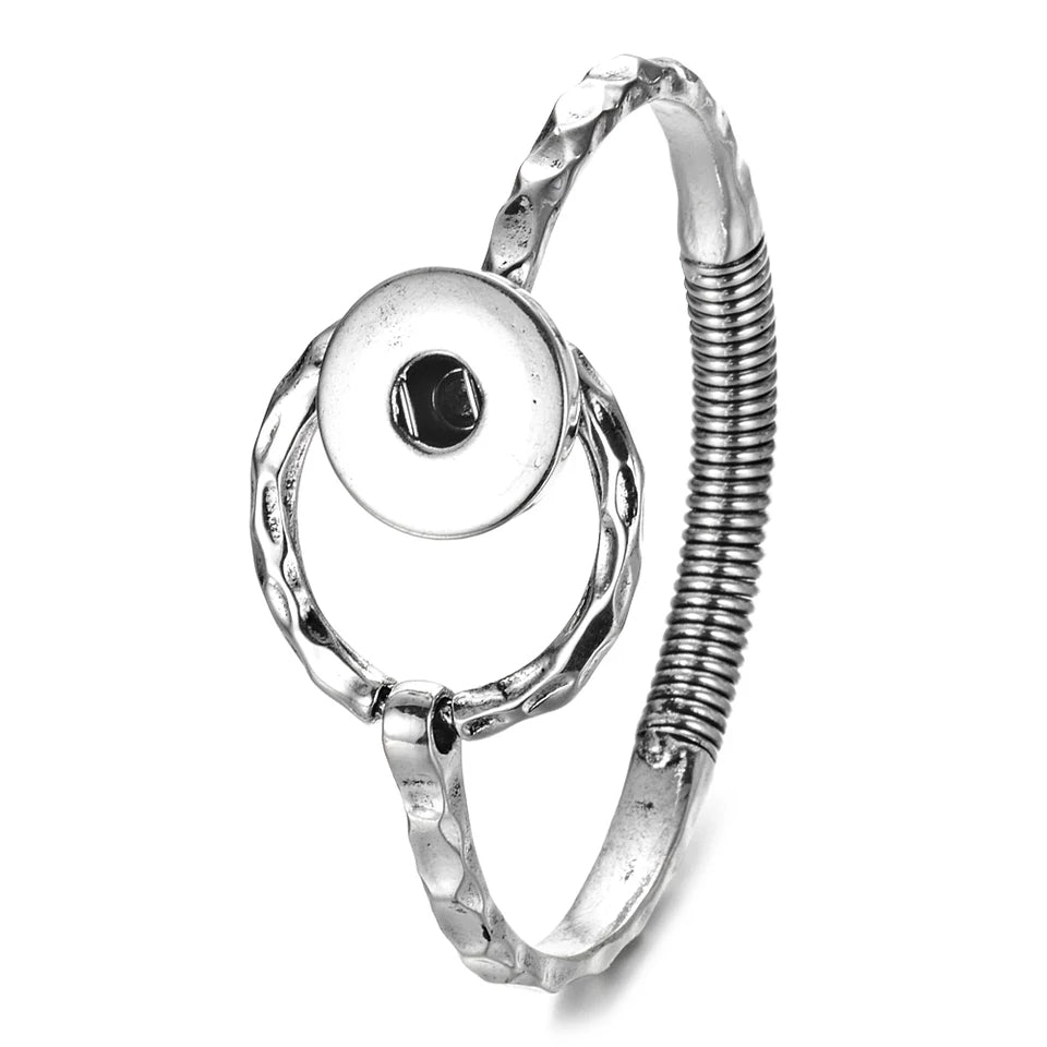 Trendy Snap Silver Bracelet 18mm