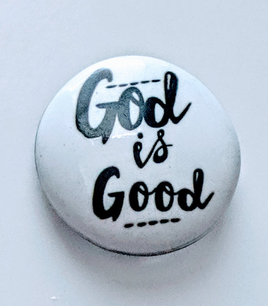 God is Good Ginger Snap Compatible Snap Charm 18mm