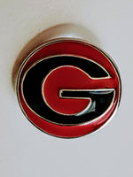 Georgia G Football Ginger Snap Compatible Snap Charm 18mm