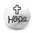 Hope Cross Snap Charm 18mm