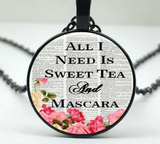Sweet Tea and Mascara Necklace
