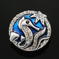 Seahorse Snap Charm 18mm