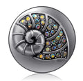Sea shell Ginger Snap Button Compatible Charm Sport 18mm