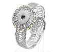 Large Rim Classic Wrap Snap Bracelet 18mm