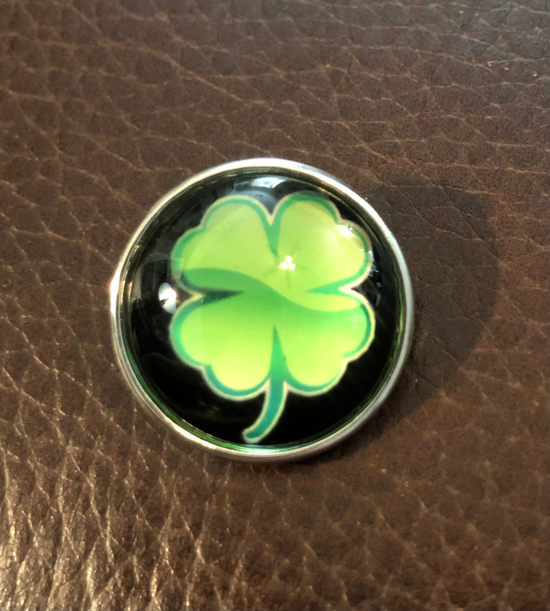 Lucky Clover Snap Charm 18mm