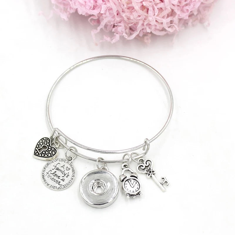 Family Snap Bangle adjustable 18mm